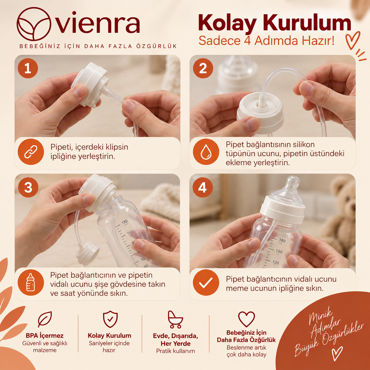 Vienra emzik biberon